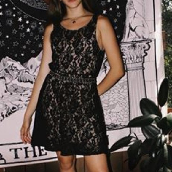 Free People Black Lace Babydoll - Picture 2 of 9